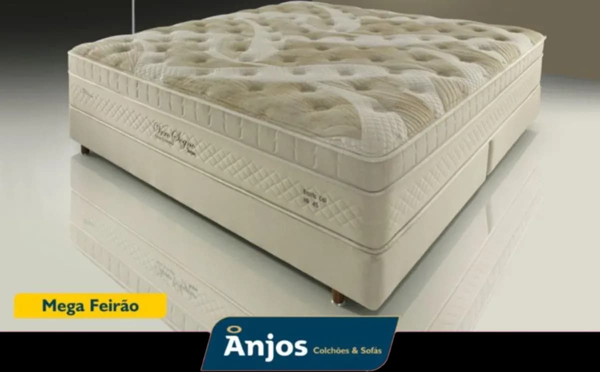 Conjunto Box Vero Sogno Queen pillow top